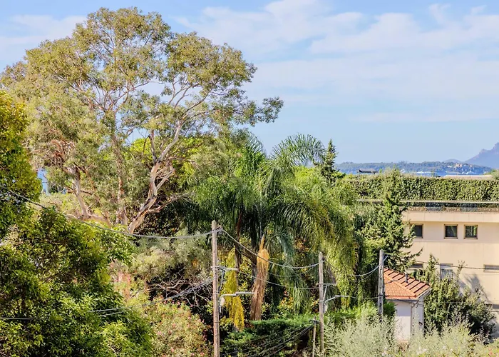 Apartament Bright A-c With Sea View - Antibes